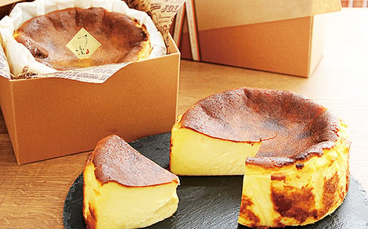ふるさと納税おすすめの食べ物⑦：バスクチーズケーキの画像